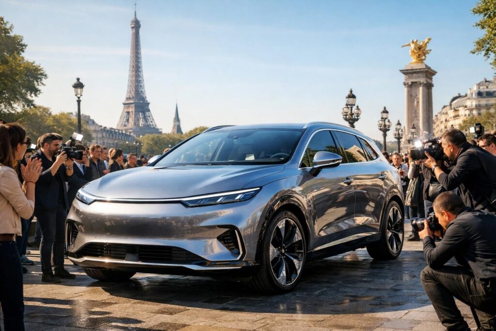 découvrez l'arrivée triomphale de denza à paris, une nouvelle ère pour l'automobile alliant innovation et design exceptionnel.